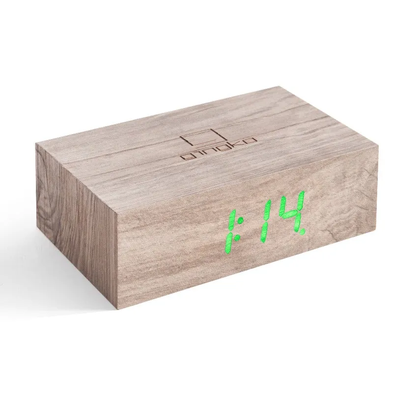Gingko Design Flip Click Clock Ash