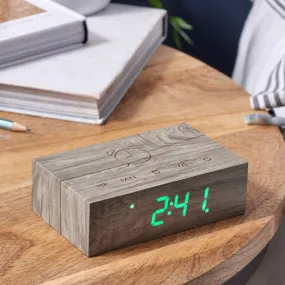Gingko Design Flip Click Clock Ash