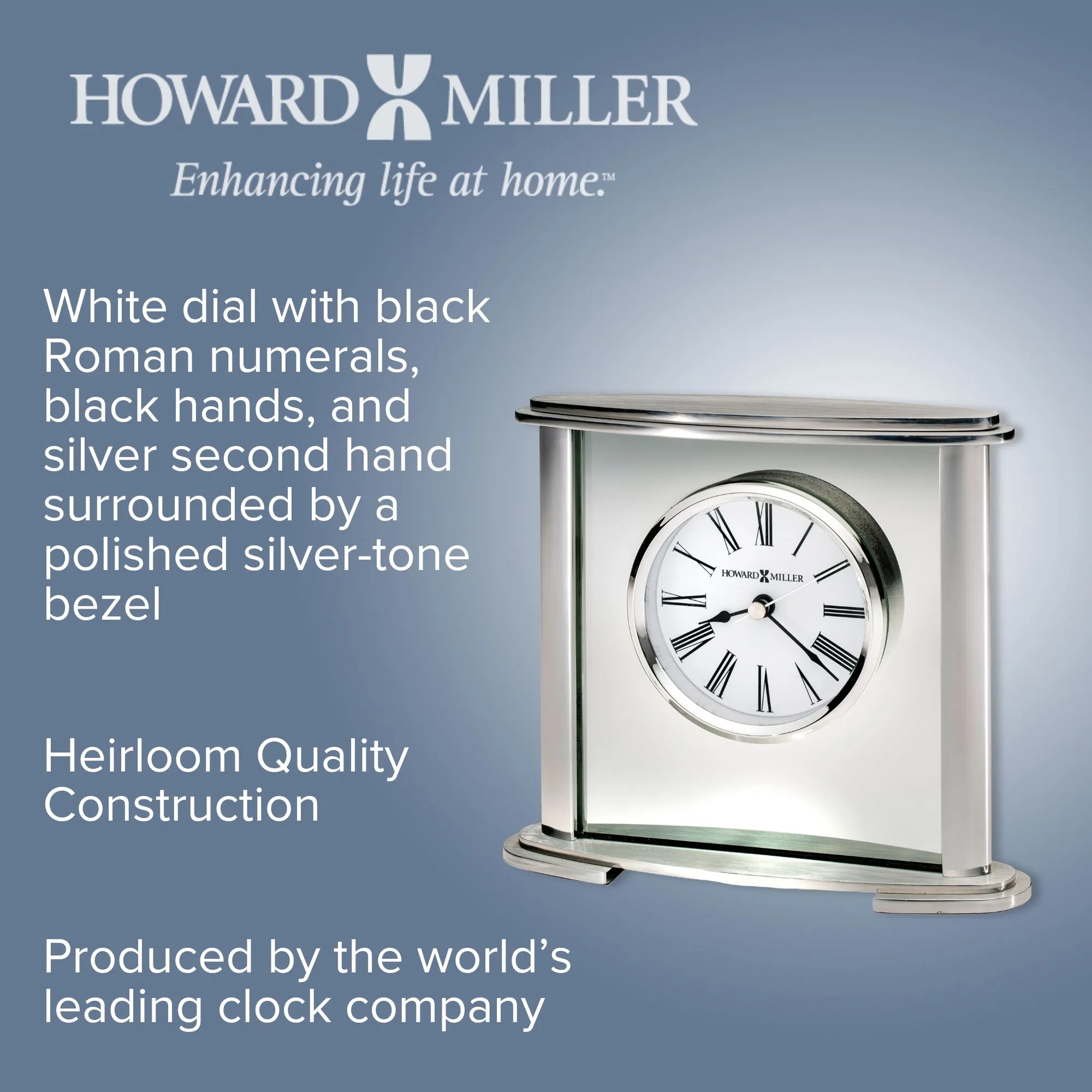 Glenmont Tabletop Alarm Clock H 16cm