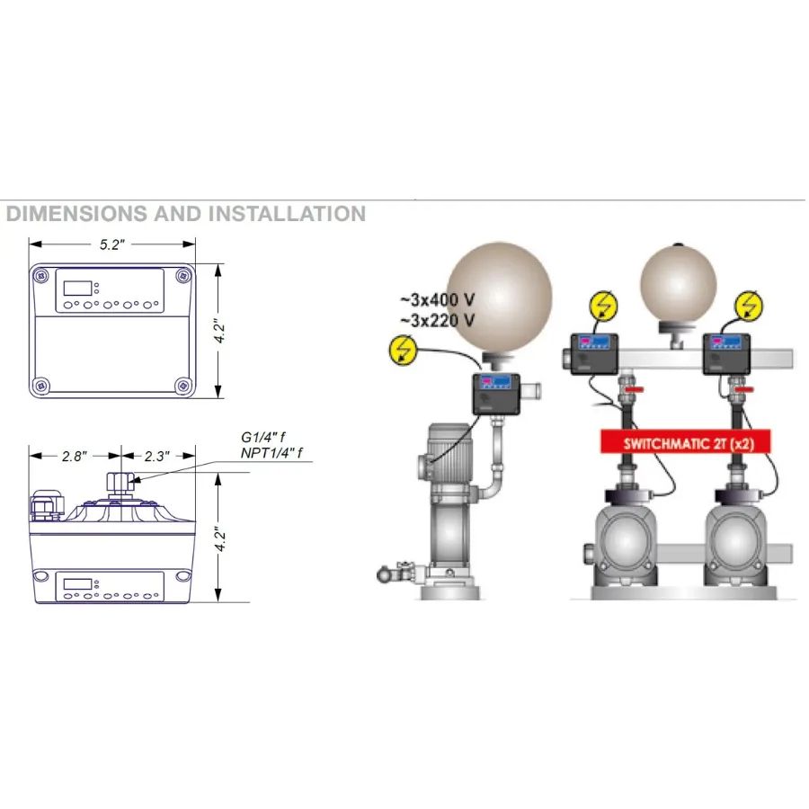 Optimize the title: Gol SWITCHMATIC 2T NPT 230-400V 3-Phase