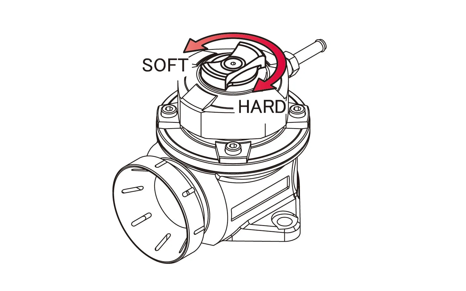 GREDDY TYPE FV2 BLOW OFF VALVE "BLACK-OUT" - (11501673)