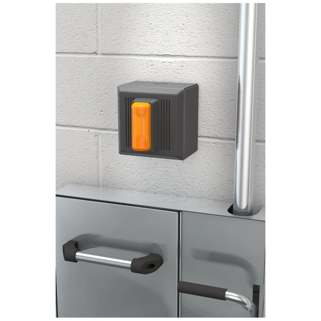Guardian AP280-245 1" Alarm Assembly, w/ Recessed Amber Strobe Light and Horn for Surface Mtg, and Remote Sensing