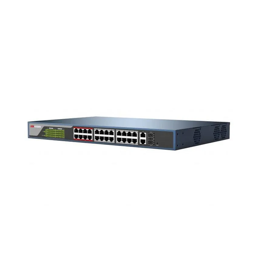 HIK 16PORT 100 MBPS MANAGED POE SWITCH DS-3E1318P-