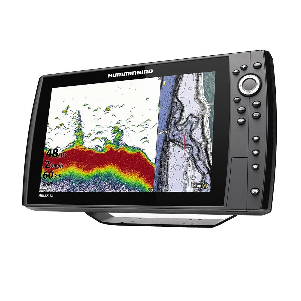 Humminbird HELIX 12 CHIRP Fishfinder/GPS Combo G3N w/Transom Mount Transducer [410900-1]