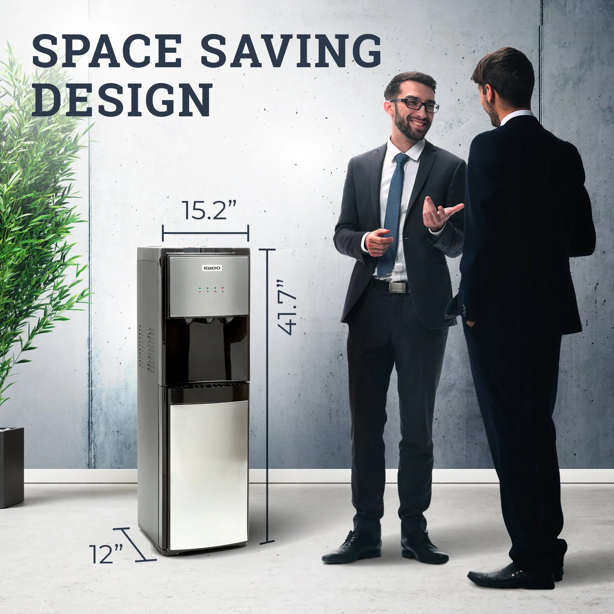 Igloo® Hot, Cold & Room Temperature Bottom-Load Water Dispenser