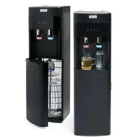 Igloo IWCBL352CHBK 3 & 5 Gallon Bottom Load Hot & Cold Water Dispenser, Black