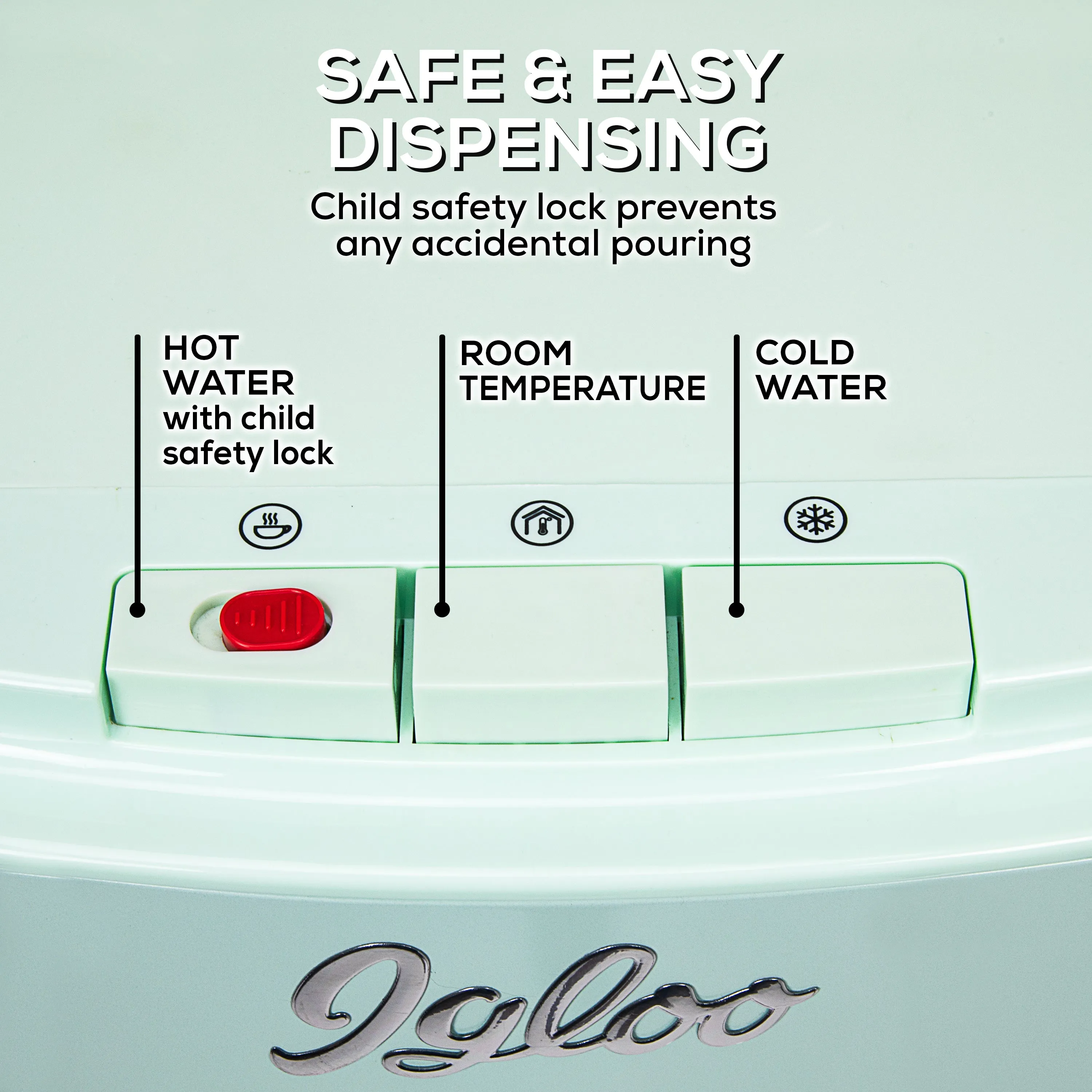 Igloo Retro Water Cooler, Aqua