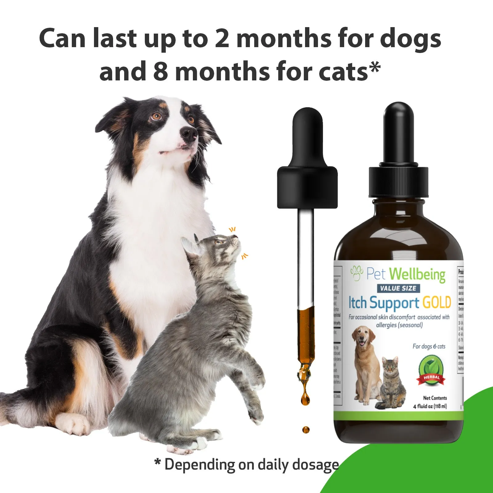 Itch Support Gold - for Occasional Skin Discomfort in Cats