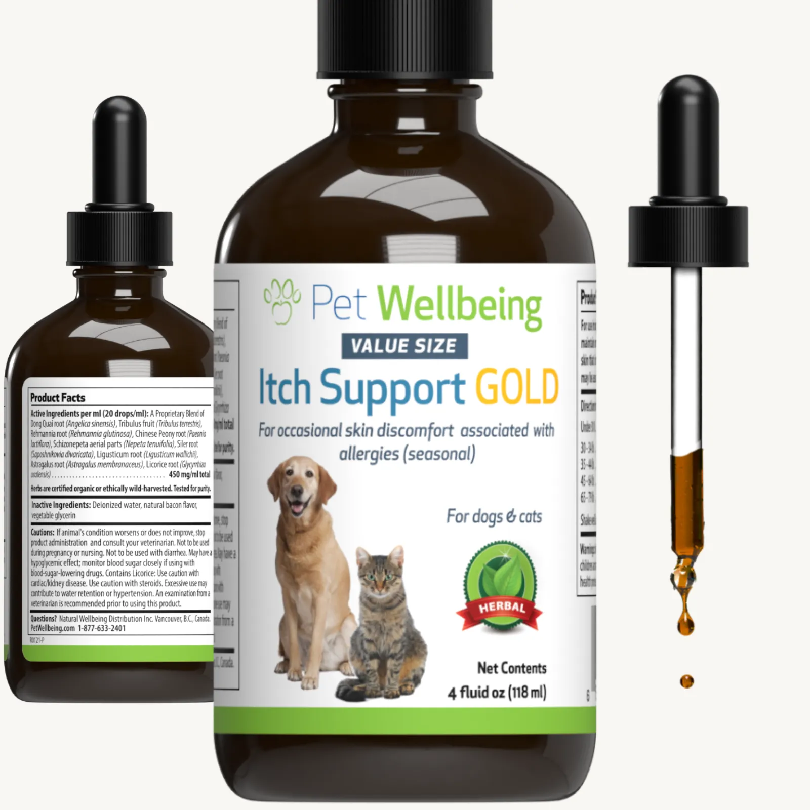 Itch Support Gold - for Occasional Skin Discomfort in Cats