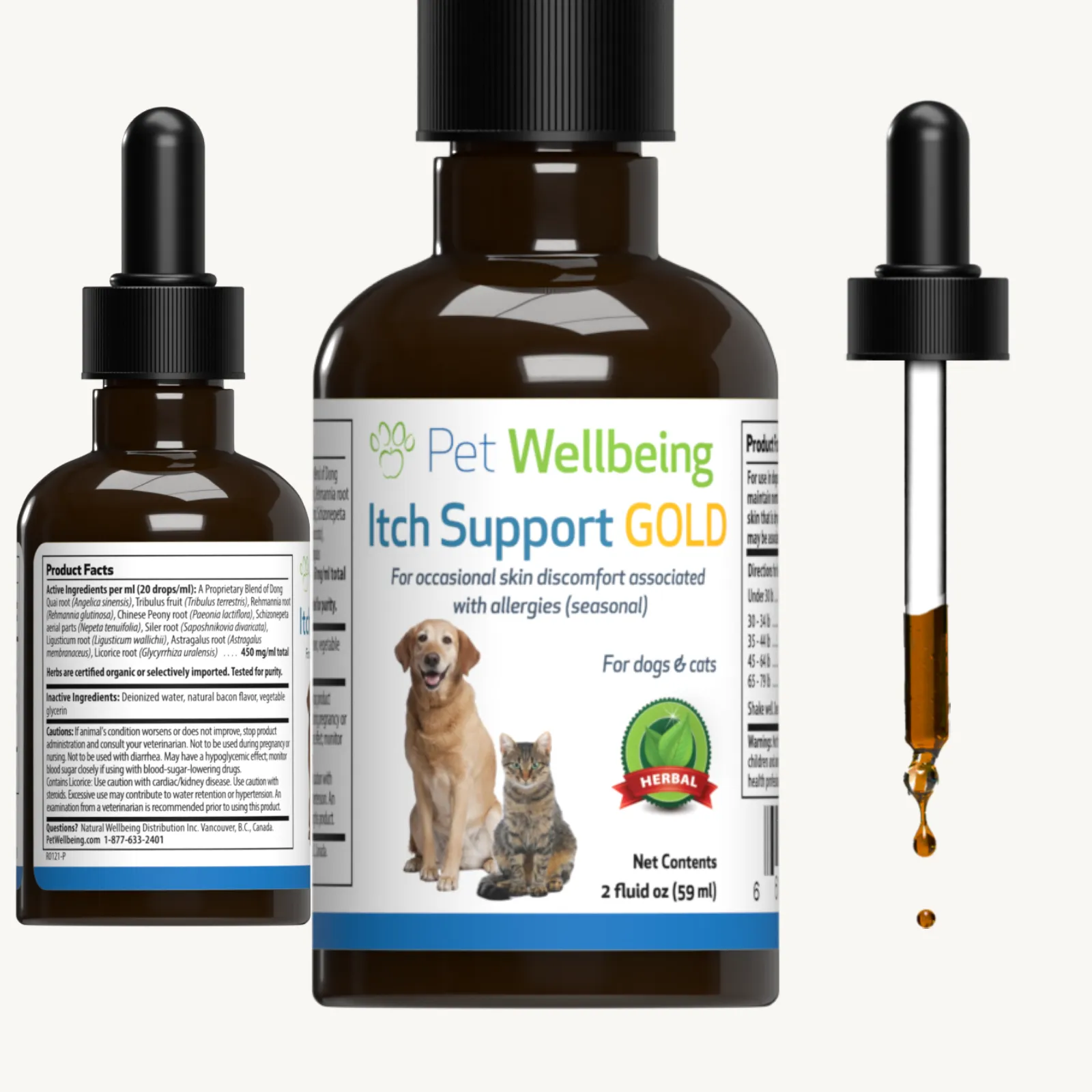 Itch Support Gold - for Occasional Skin Discomfort in Cats