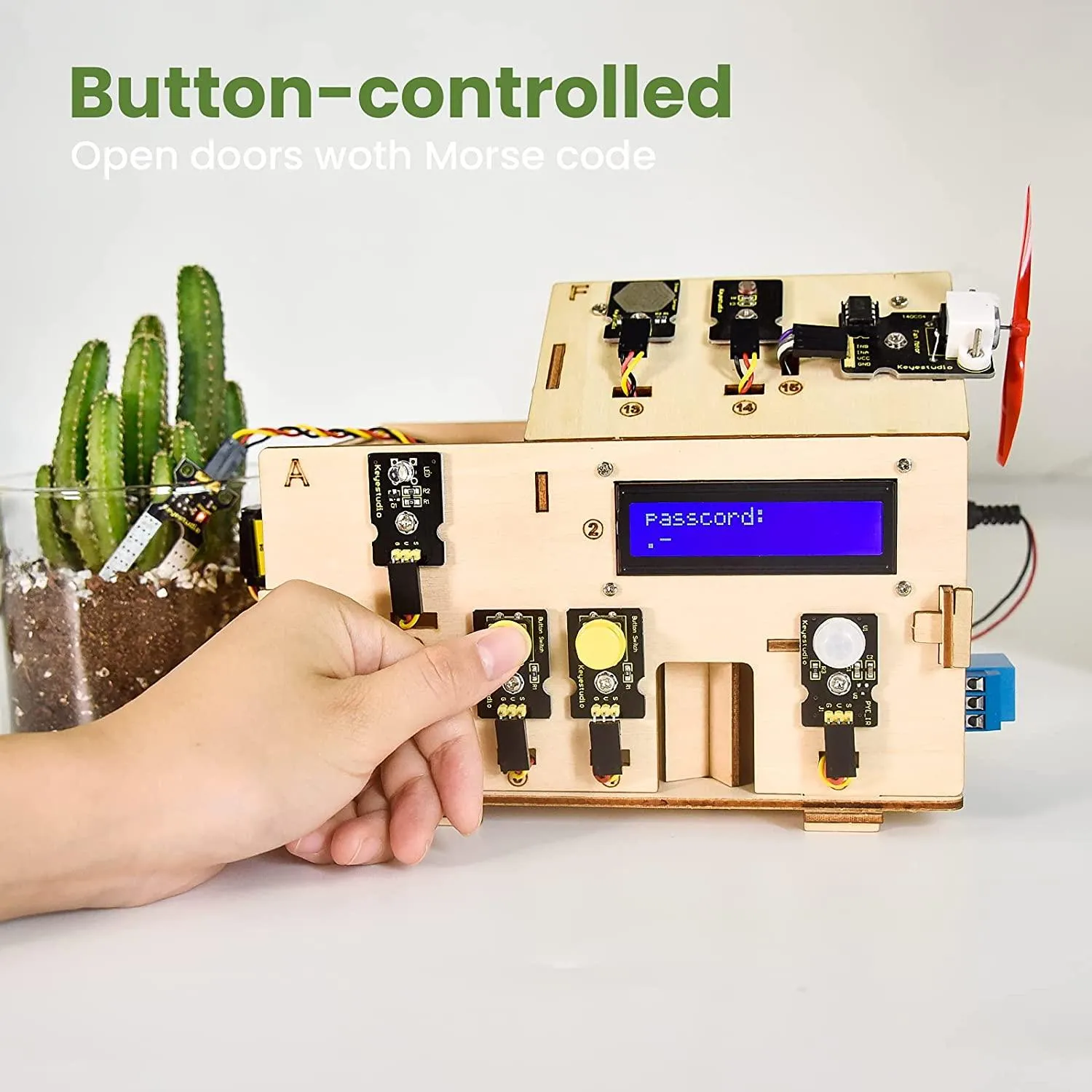 KEYESTUDIO Smart Home Starter Kit for Arduino for Uno R3, Electronics Home Automation Coding Toys
