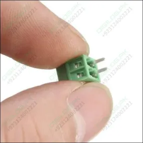 Kf 128 2p 5mm Pitch 2 Pin Pcb Screw Terminal Block Connector - Digilog Pakistan