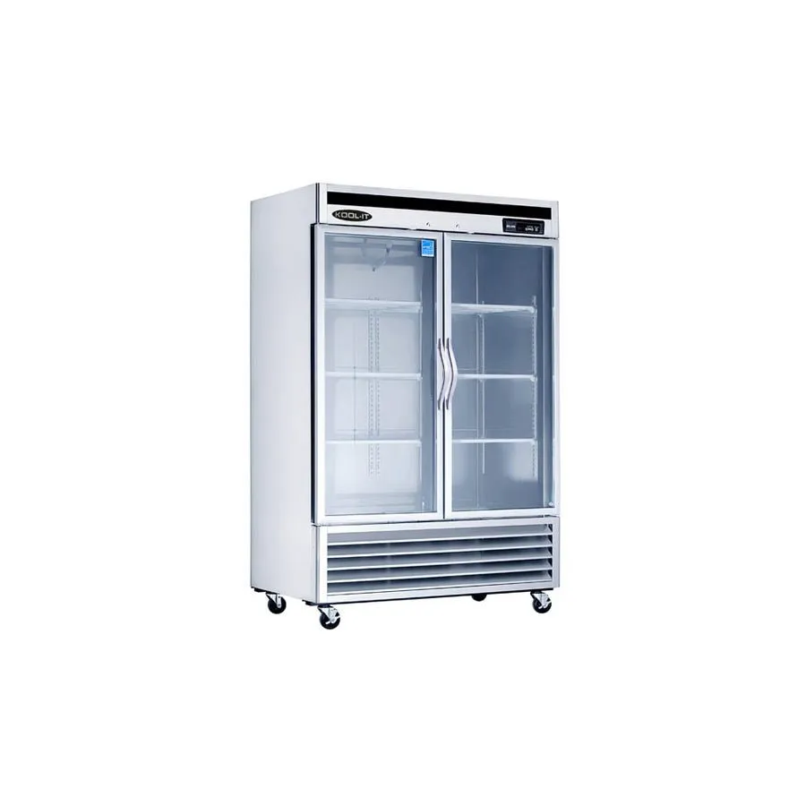 Kool-It KBSR-2G 54" Glass Door Reach-In Refrigerator