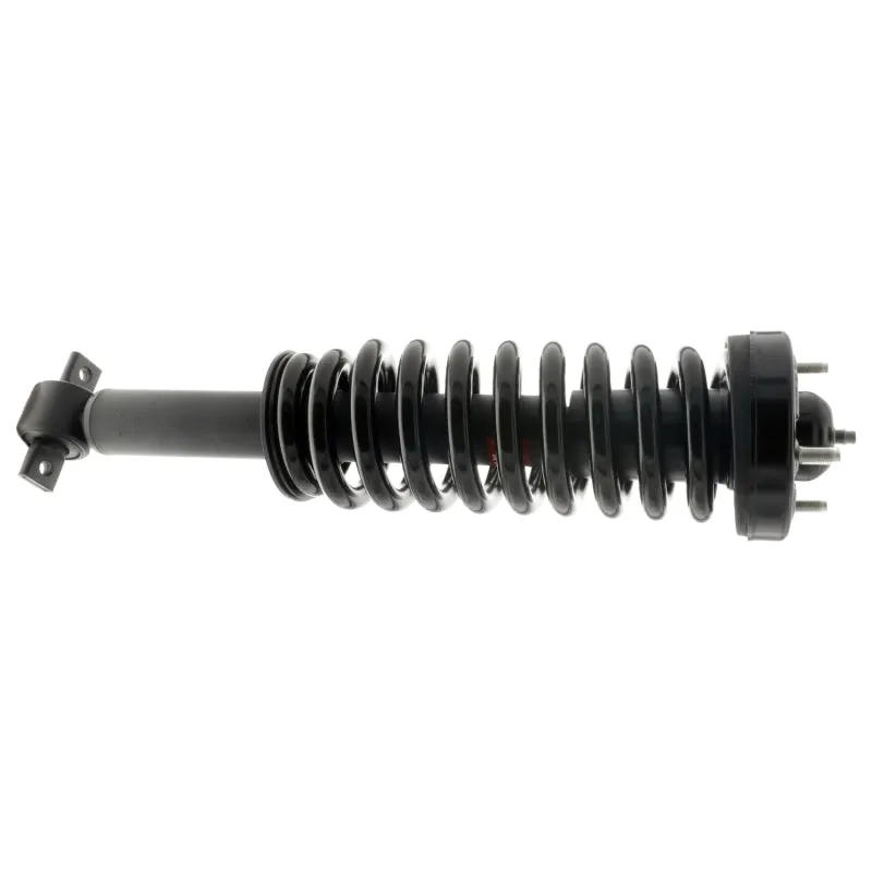 KYB Strut-Plus Twin-Tube Strut - Black Boot Included - Steel - Black Paint - Front - 4WD - Ford Fullsize Truck 2014-18
