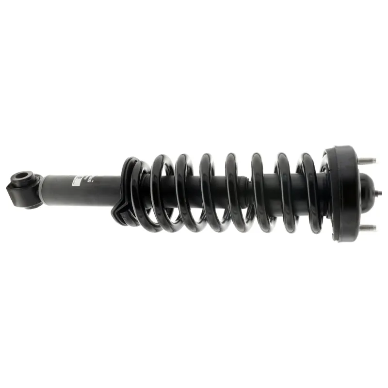 KYB Strut-Plus Twin-Tube Strut - Black Boot Included - Steel - Black Paint - Front - Ford Fullsize SUV 2007-13