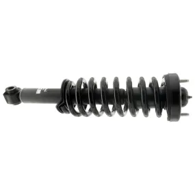 KYB Strut-Plus Twin-Tube Strut - Black Boot Included - Steel - Black Paint - Front - Ford Fullsize SUV 2007-13