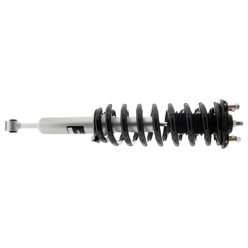 KYB Strut-Plus Twin-Tube Strut - Black Boot Included - Steel - Silver Paint - Front Right - Toyota Tundra 2007-18