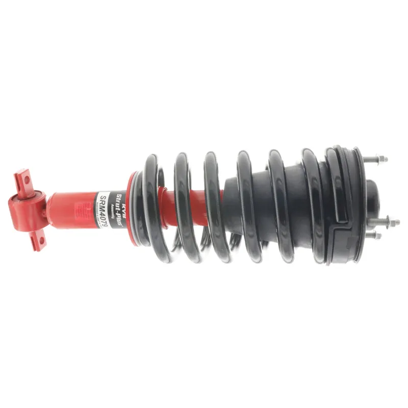 KYB Strut-Plus Twin-Tube Strut - Steel - Red Paint - Front - GM Fullsize SUV / Truck 2007-14