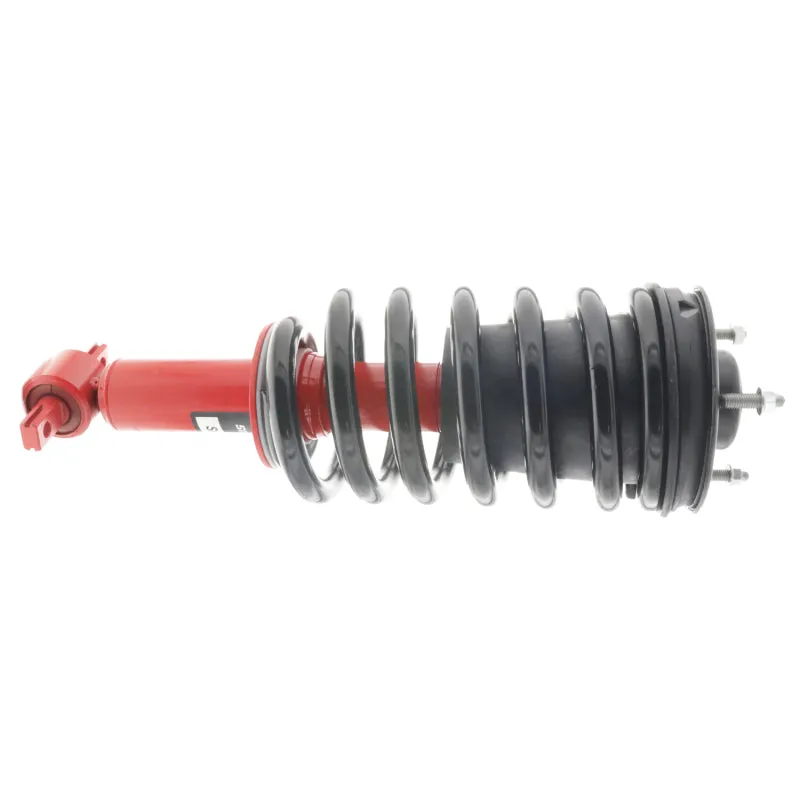 KYB Strut-Plus Twin-Tube Strut - Steel - Red Paint - Front - GM Fullsize SUV / Truck 2007-14