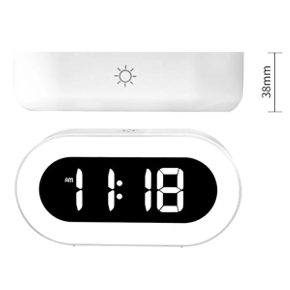 LED Digital Alarm Clock with Night Light – Dual Alarm – Dimmer – Adjustable Alarms