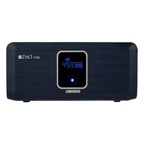 Luminous Zolt 1700 Pure Sine Wave 1500VA/24V Inverter for Home, Office and Shops (supports 2 inverter battery of 12V)