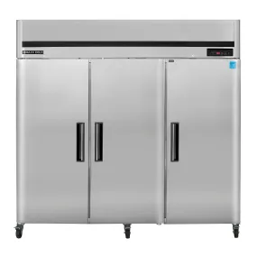 Maxx Cold - MCRT-72FDHC Triple Door Reach-In Refrigerator, Top Mount, 81"W, 72 cu. ft. Storage Capacity, in Stainless Steel