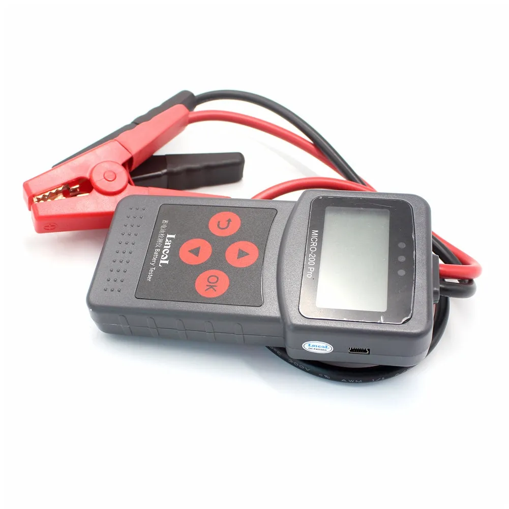 Micro-200 Pro Car Battery Tester 12V 3-220ah Battery Analyzer