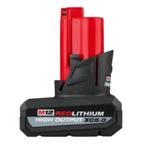 Milwaukee 48-11-2450 M12 Redlithium XC5.0 Battery Pack