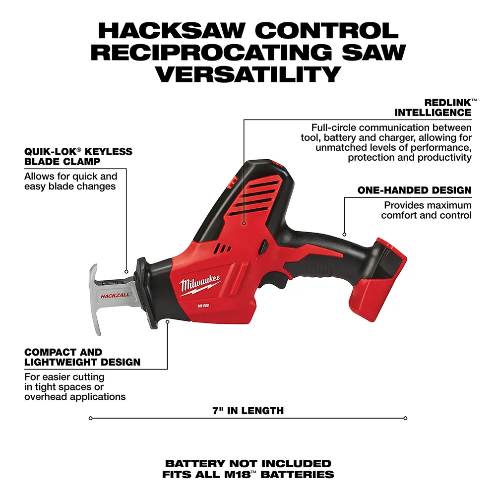 Milwaukee M18 Hackzall‚® 13" Reciprocating Saw