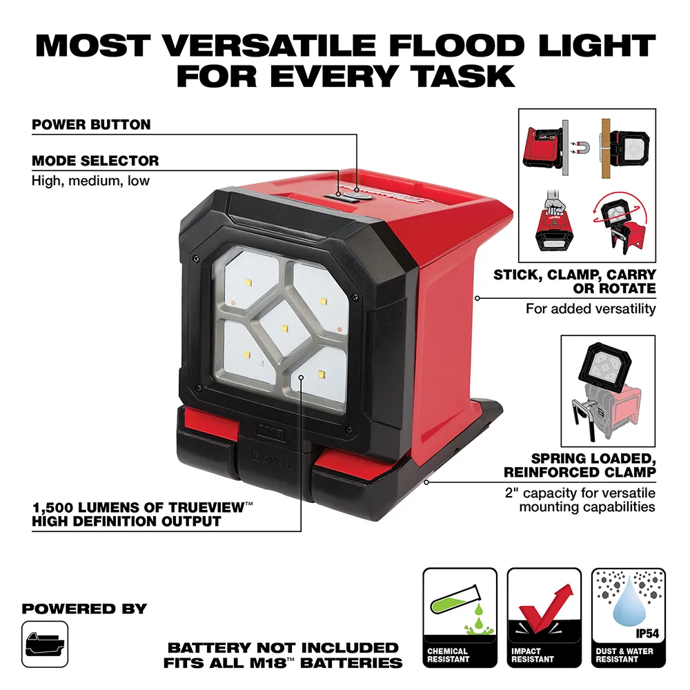 Milwaukee M18 ROVER 6.5" Mounting Flood Light
