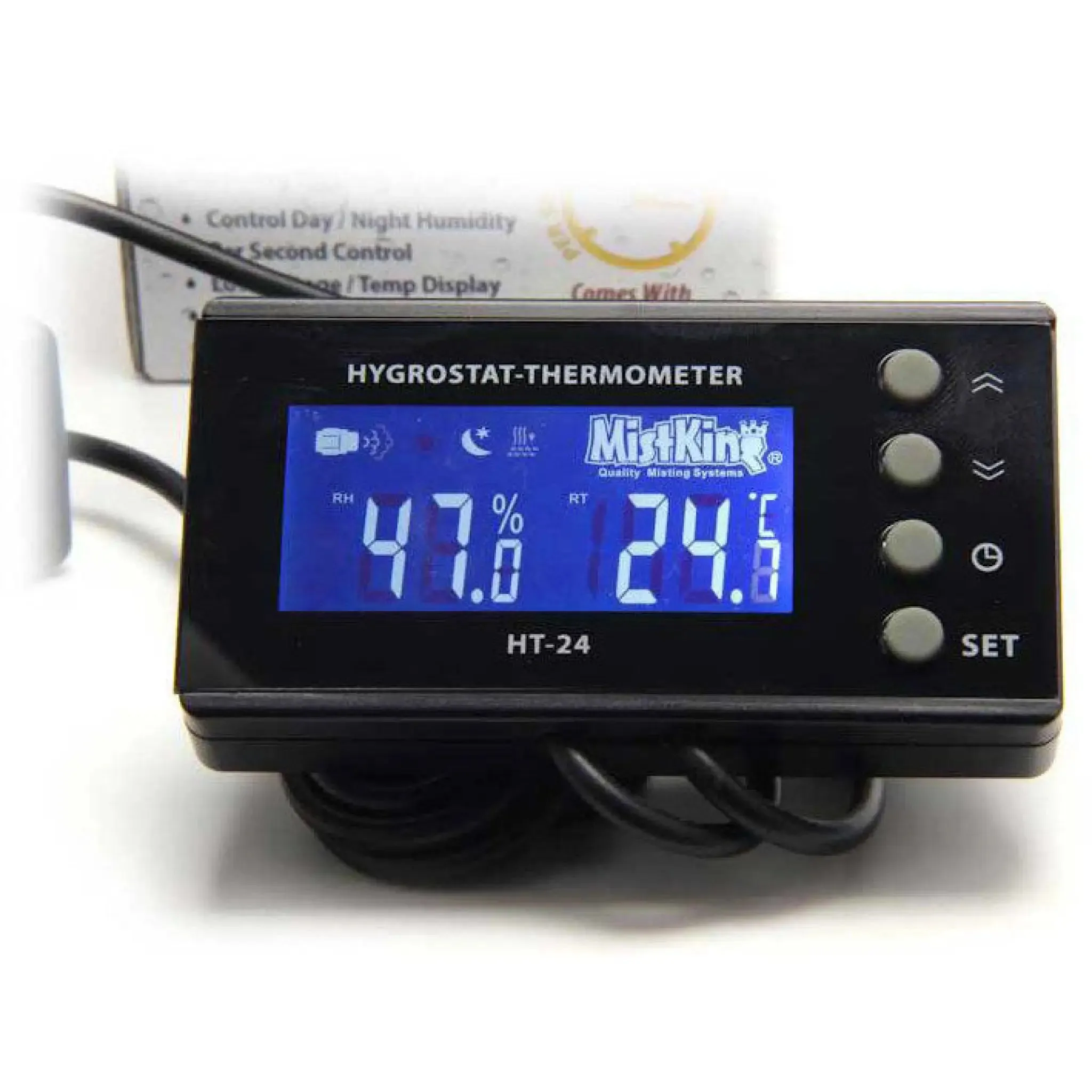MistKing HT-24 Hygrostat/Thermometer