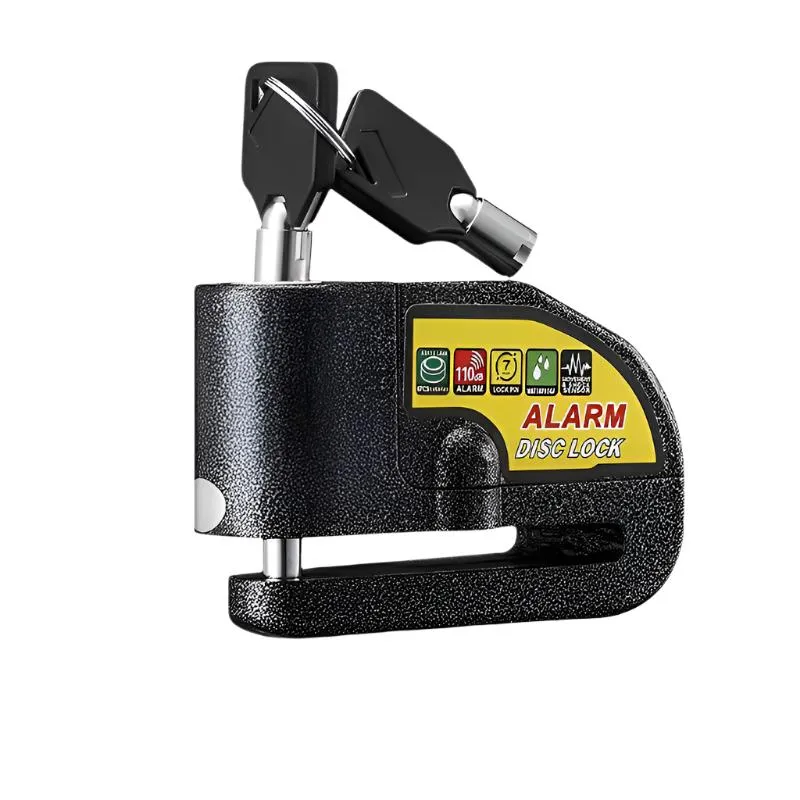 Motorcycle Bicycle Alarm Lock Scooter Bike Anti Theft Security Disc Brake Locks 110dB Loud Warning Reminder Rope Wheel Padlock