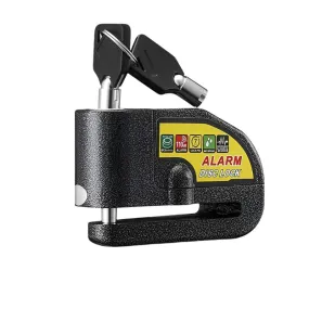 Motorcycle Bicycle Alarm Lock Scooter Bike Anti Theft Security Disc Brake Locks 110dB Loud Warning Reminder Rope Wheel Padlock