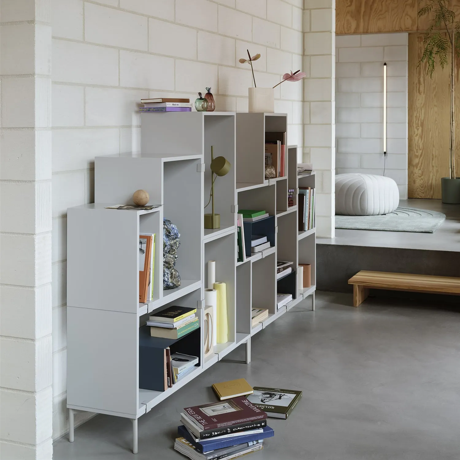 muuto | stacked storage system | open module | small grey