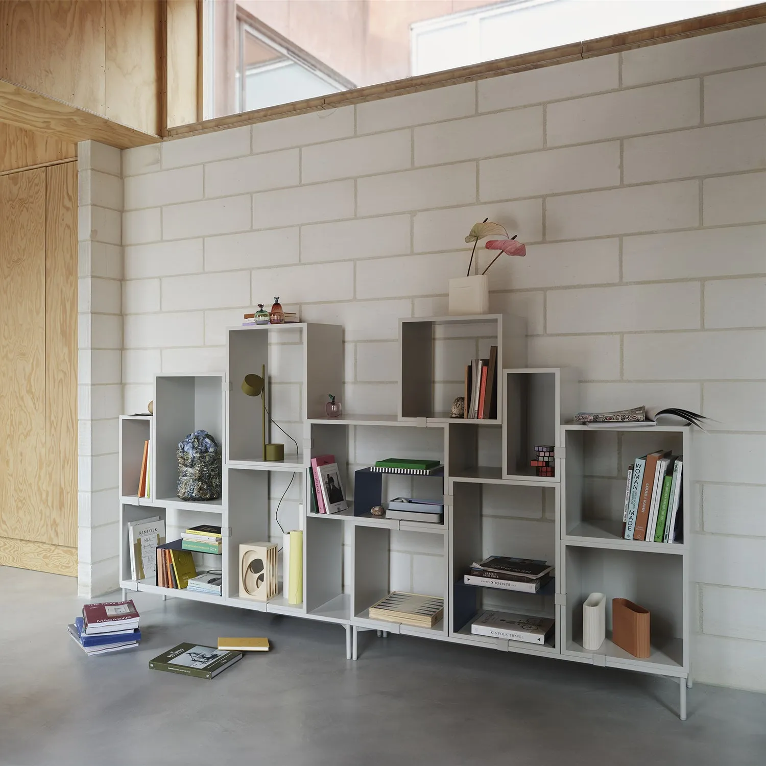muuto | stacked storage system | open module | small grey