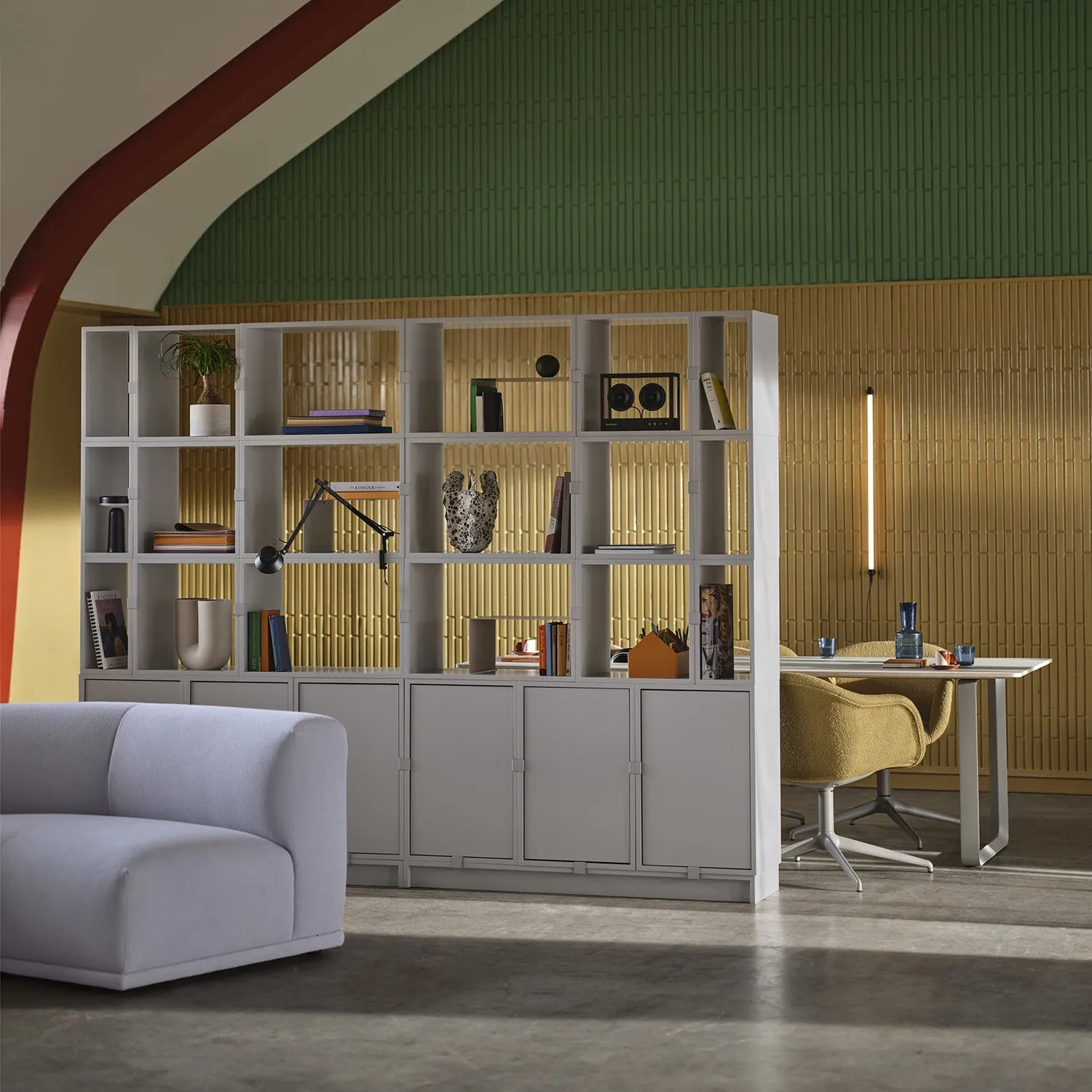 muuto | stacked storage system | open module | small grey