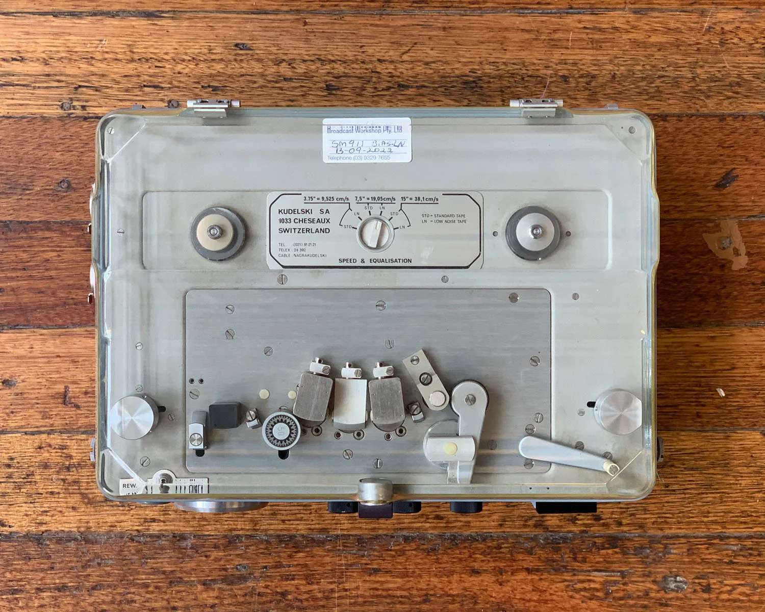 Nagra 4.2 Portable Mono Full Track ¼" Analogue audio tape Recorder