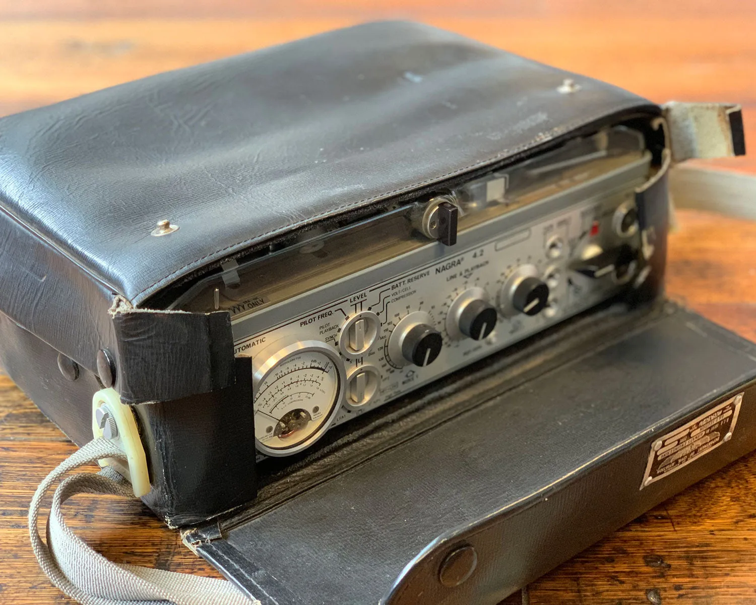 Nagra 4.2 Portable Mono Full Track ¼" Analogue audio tape Recorder