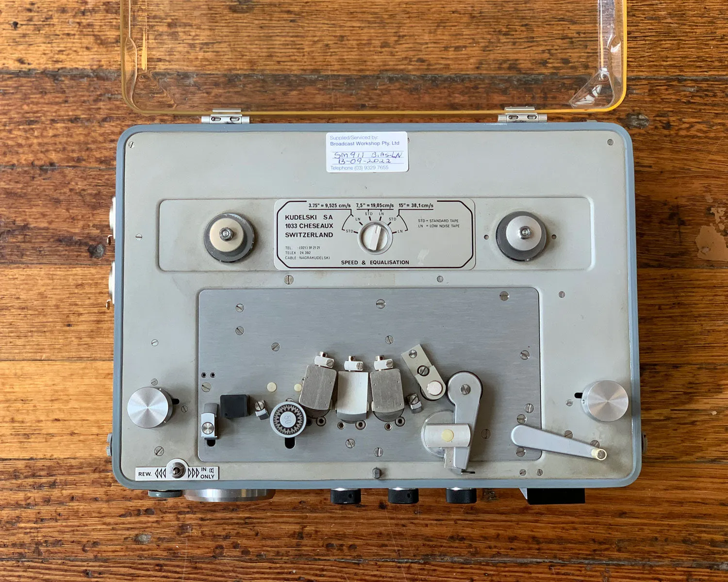 Nagra 4.2 Portable Mono Full Track ¼" Analogue audio tape Recorder