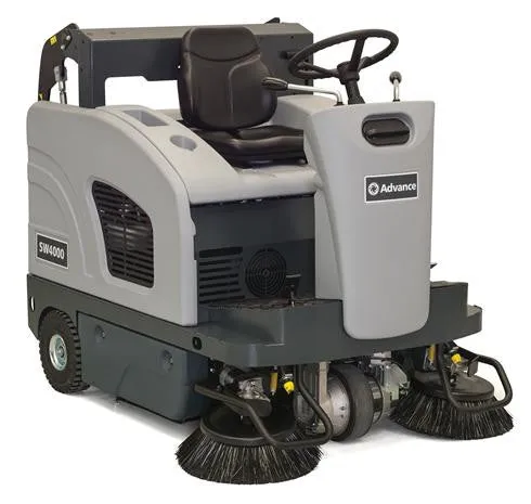 Nilfisk-Advance SW4000 LPG Powered Rider Sweeper With Hydraulic Dump Hopper NLA