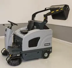 Nilfisk-Advance SW4000 LPG Powered Rider Sweeper With Hydraulic Dump Hopper NLA