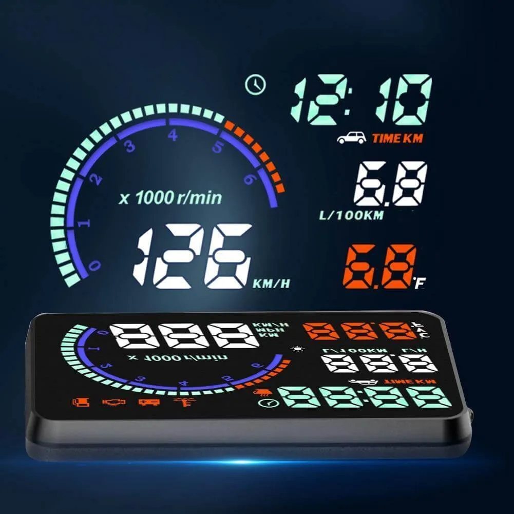 OBD Car Digital Super Clear Head-up Display