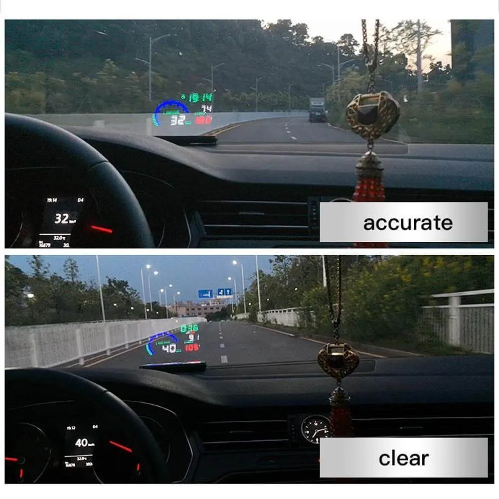 OBD Car Digital Super Clear Head-up Display