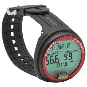 Open Box Cressi Donatello Scuba Diving Computer - Black / Red