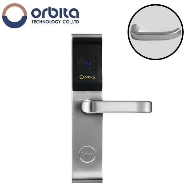 Orbita - E3042 - Mortise Hotel Lock - RFID - Optional Lever Style - 6 VDC - Optional Finish - Grade 2 - Hotel Door Locks