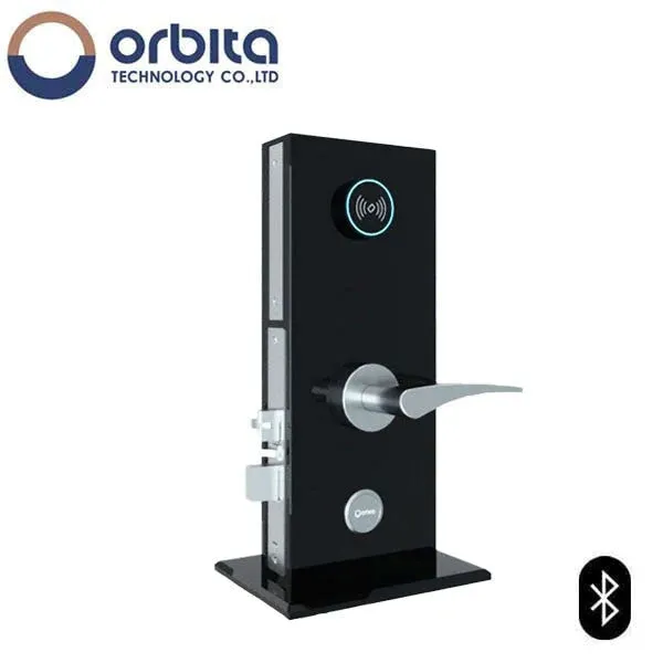 Orbita - S3074SBT - Mortise Hotel Lock -  SPLIT Design - Bluetooth & RFID - Optional Lever Style - 6 VDC - Optional Finish - Grade 2