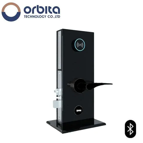 Orbita - S3074SBT - Mortise Hotel Lock -  SPLIT Design - Bluetooth & RFID - Optional Lever Style - 6 VDC - Optional Finish - Grade 2