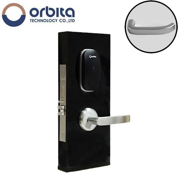 Orbita - S3078 - Mortise Hotel Lock - SPLIT Design - RFID - Optional Lever Style - 6 VDC - Optional Finish - Grade 2