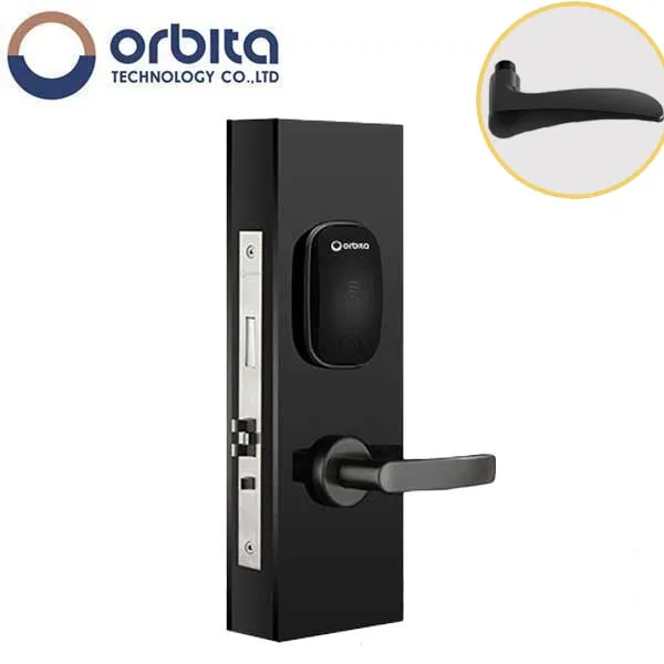 Orbita - S3078 - Mortise Hotel Lock - SPLIT Design - RFID - Optional Lever Style - 6 VDC - Optional Finish - Grade 2