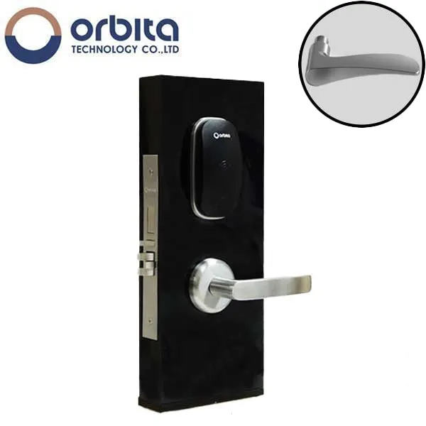 Orbita - S3078 - Mortise Hotel Lock - SPLIT Design - RFID - Optional Lever Style - 6 VDC - Optional Finish - Grade 2